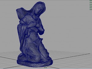The virgin mary 3D 모델