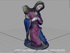 The virgin mary 3D 모델