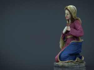The virgin mary 3D 모델