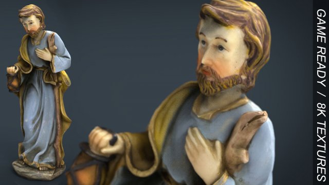 saint joseph Modelo 3D .c4d .max .obj .3ds .fbx .stl .blend 