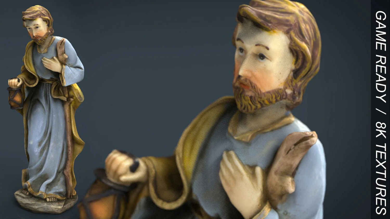 saint joseph 3D Model .c4d .max .obj .3ds .fbx .stl .blend 