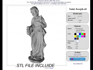 saint joseph Modelo 3D