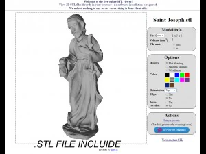saint joseph 3D Model