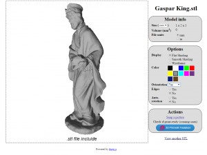 gaspar king Modelo 3D