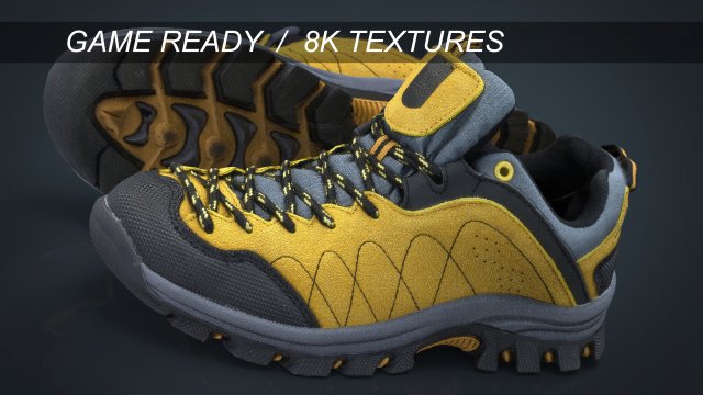 sneakers 6 Modello 3D .c4d .max .obj .3ds .fbx .stl .blend