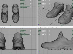 sneakers 6 Modello 3D