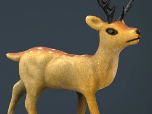 christmas deer 3D Model