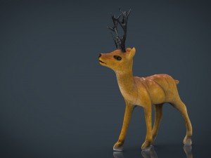 christmas deer Model 3D