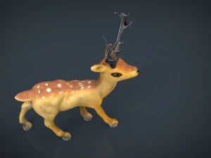 christmas deer 3D Model