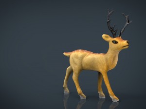 christmas deer Model 3D