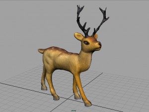 christmas deer Model 3D