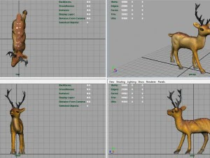christmas deer 3D Model