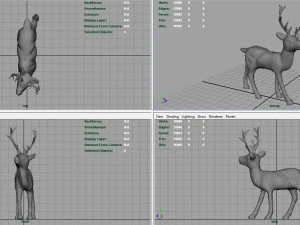 christmas deer 3D Model