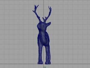 christmas deer Model 3D