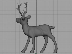 christmas deer Model 3D