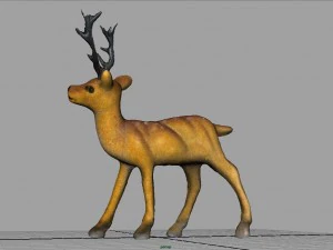 christmas deer 3D Model