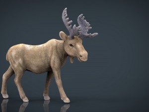 christmas elk Modelo 3D