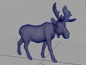 christmas elk Modello 3D