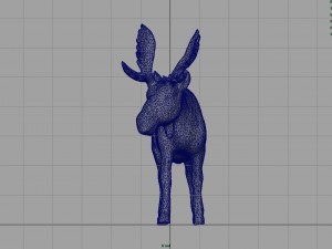 christmas elk Modello 3D