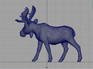christmas elk Modello 3D
