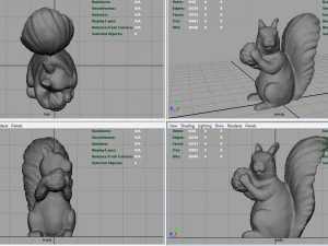 scoiattolo Modello 3D
