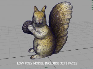 scoiattolo Modello 3D