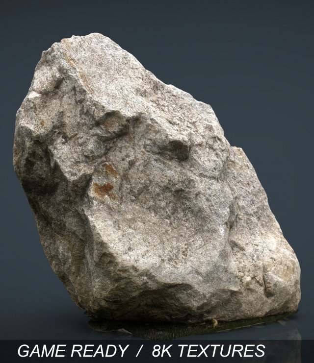 rock 15 Model 3D .c4d .max .obj .3ds .fbx .stl .blend