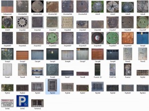 street elements textures CG टेक्स्चर्स