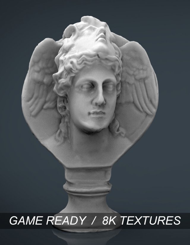 bust 9 3D Model .c4d .max .obj .3ds .fbx .stl .blend 