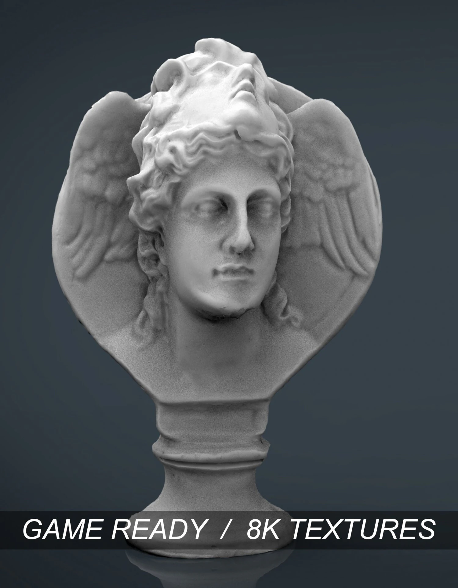 buste 9 3D Model .c4d .max .obj .3ds .fbx .stl .blend