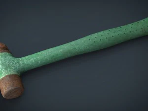 martello arrugginito Modello 3D