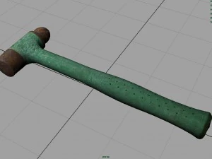 martelo enferrujado Modelo 3D