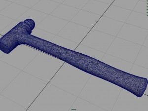 rusty hammer 3D Model