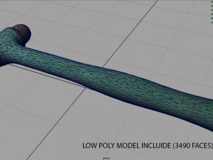 rusty hammer 3D Model