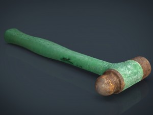 rusty hammer 3D Model