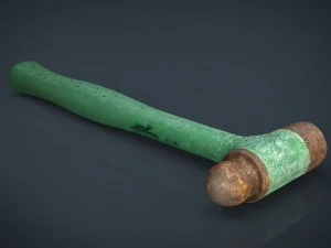 martelo enferrujado Modelo 3D