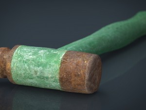rusty hammer 3D Model