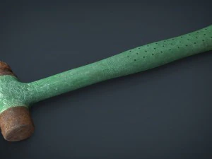 martelo enferrujado Modelo 3D
