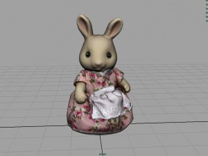 rabbit mother 3D Model