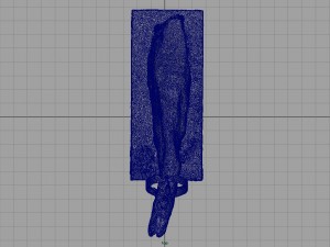 serrano ham with holder 3D Model