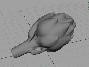 artichoke Model 3D