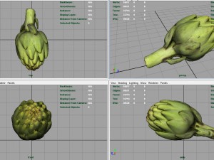 artichoke Model 3D