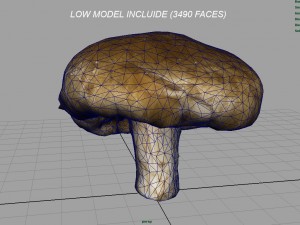 mushroom 1 Modelo 3D