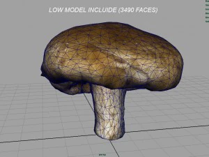 mushroom 1 3D Model