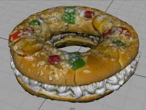 three kings cake 3D Model