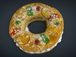 three kings cake Modelo 3D