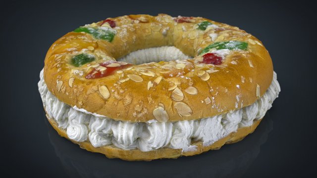 three kings cake Modelo 3D .c4d .max .obj .3ds .fbx .stl .blend 