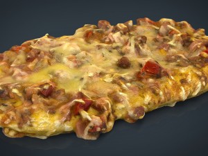 pizza 3D मॉडल