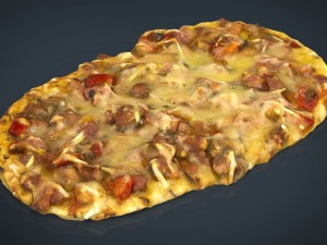 pizza 3D 모델
