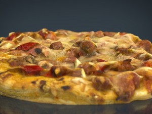 pizza 3D 모델